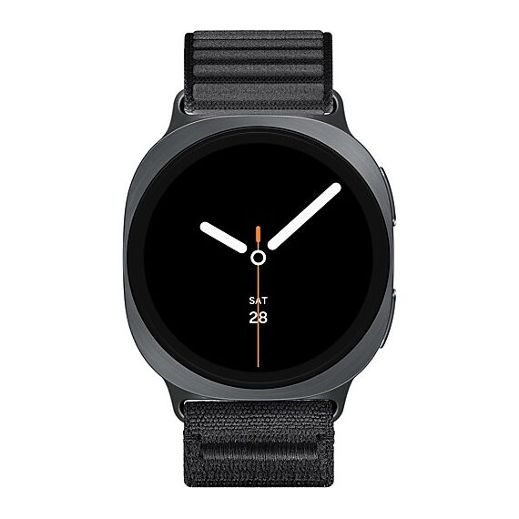 Galaxy Watch 8 | 40 мм | 4G LTE | Graphite | Fabric/Graphite | M/L, Тип ремешка : Fabric, Размер корпуса : 40 мм, Цвет: Graphite, Цвет ремешка: Graphite, Размер ремешка : M/L, Подключение часов : Bluetooth / Wi-Fi + 4G LTE, изображение 3